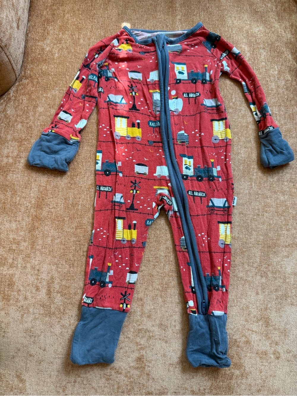 Little Sleepies Trains Zippy 0-3m